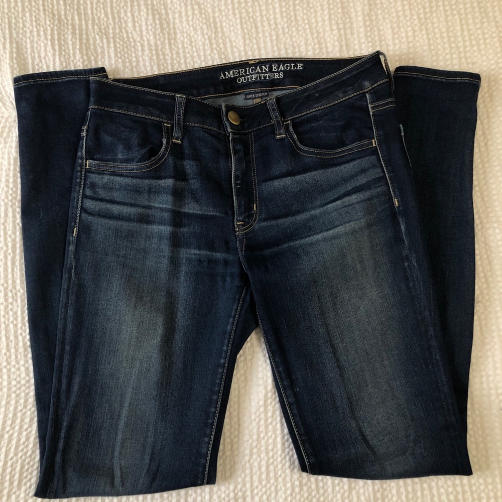 American Eagle women’s high rise jeggings 8 long